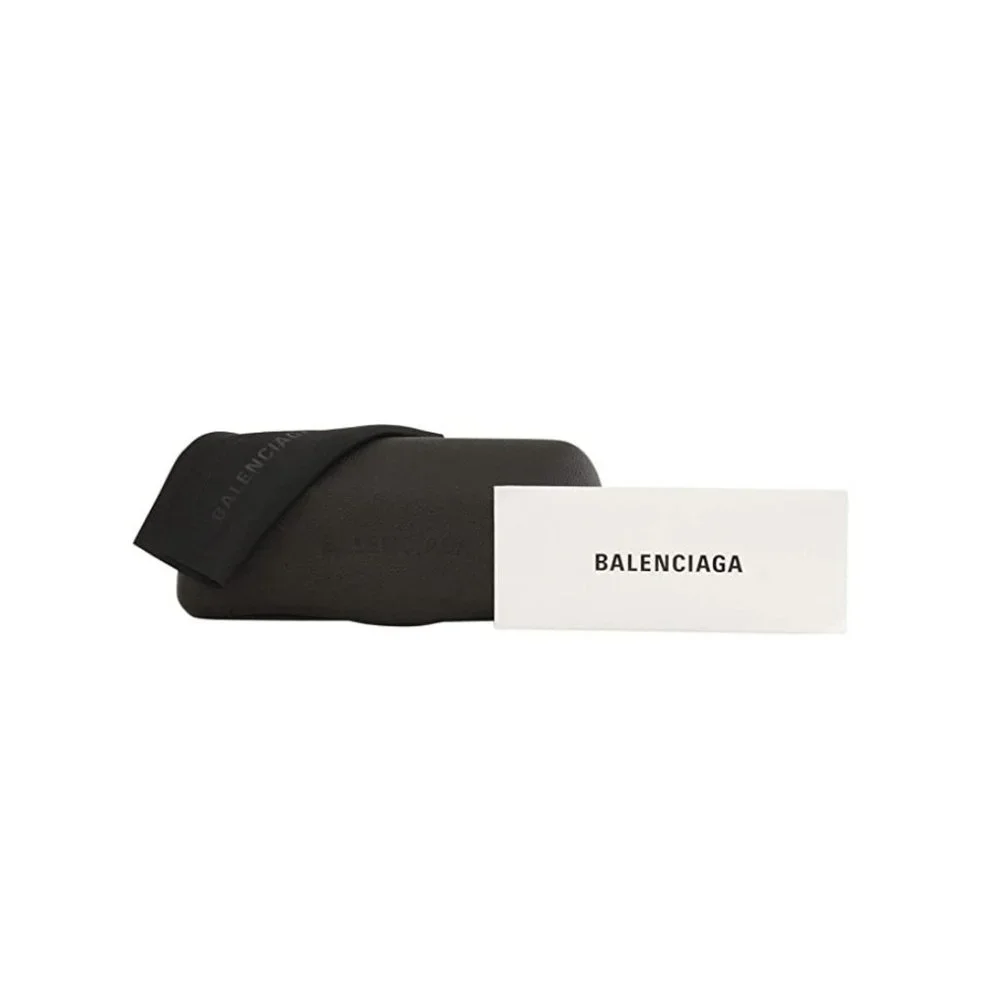 NEW BALENCIAGA BB0258S 003 OVERSIZED WOMEN WHITE SUNGLASSES BALENCIAGA
